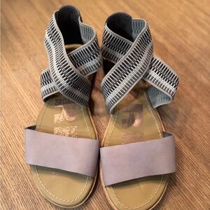 Sorel Women's Sandals in Black, Gray, and Tan